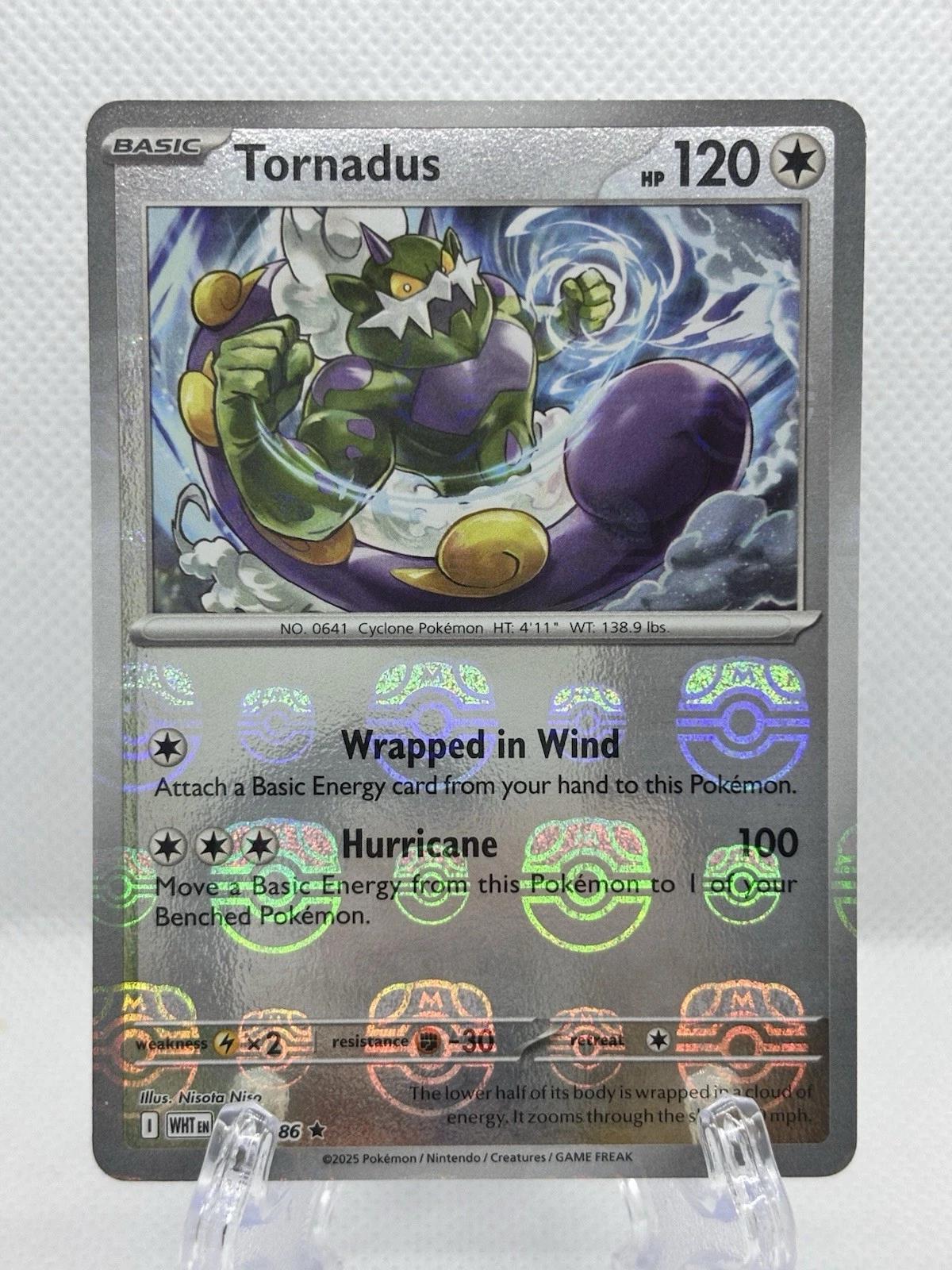White Flare Tornadus [Master-Ball] Pokémon card